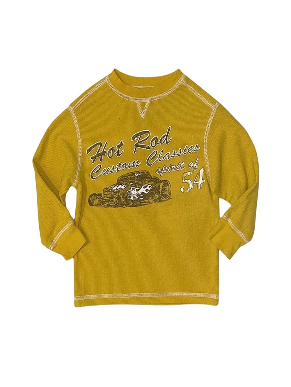 ARIZONA JEAN COMPANY Boy's Yellow Graphic Long Sleeve Shirt Size 3T